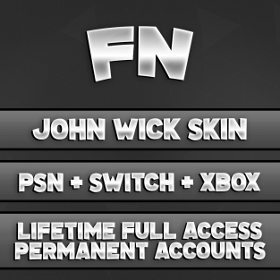 John Wick Skin with Mail Access (PC + All Consoles Linkable) Fortnite Account