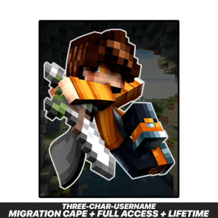 Minecraft [3-Char/-Letter-Name + Migration Cape] Java & Bedrock Edition Full Access Account