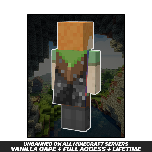 Vanilla Cape One Vanilla Cape Knight Minecraft skin #Bedrock