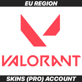 Valorant (Europe) Skins Account (55 Skins & Recon + Spectrum Phantom + Origin Vandal + .SYS Melee & 8850 VP Inventory Value & Gold 2)